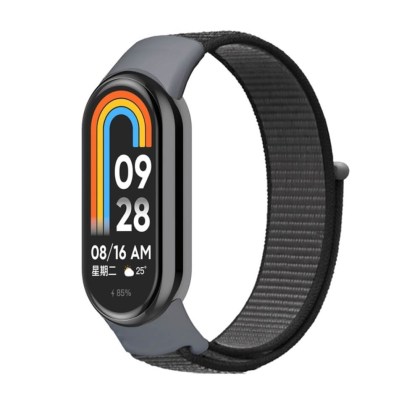 Λουράκι Υφασμάτινο Γκρι (Smart Band 8  Smart Band 9  Smart Band 10)
